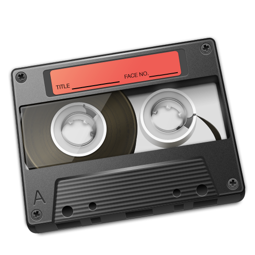 Cassette Red Icon 512px png